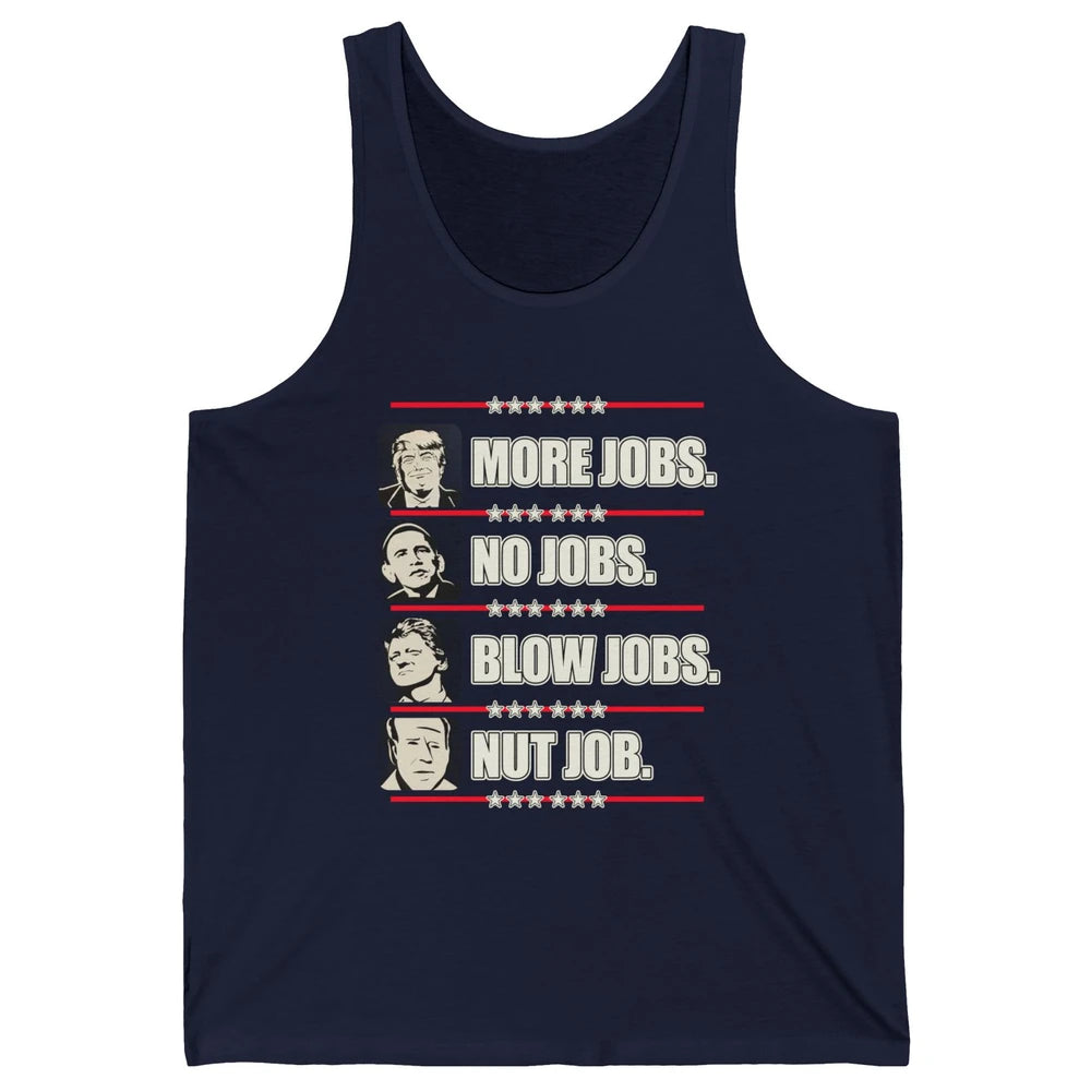 Presidents Vote Trump Anti Biden Obama Clinton Funny Choice Unisex Jersey Tank