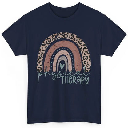 Retro Physical Therapy Rainbow Physical Therapist PT Leopard Classic Unisex T-Shirt