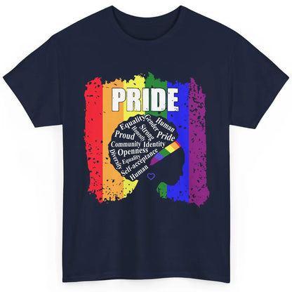 Proud Afro Girl Gay Pride Month Equality Classic Unisex T-Shirt