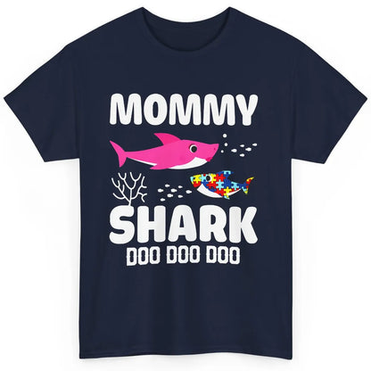 Mommy Shark Autism Shark Puzzle Autism Mom Autism Awareness Classic Unisex T-Shirt