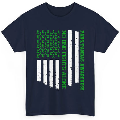 PANS/PANDAS Awareness Retro US Flag No One Fight Alone Classic Unisex T-Shirt