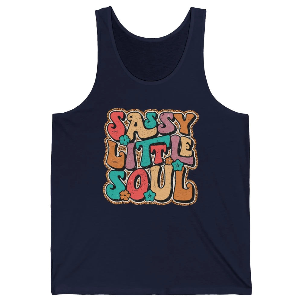 Retro Boho Groovy Sassy Little Soul Western Hippie Cowgirl Unisex Jersey Tank
