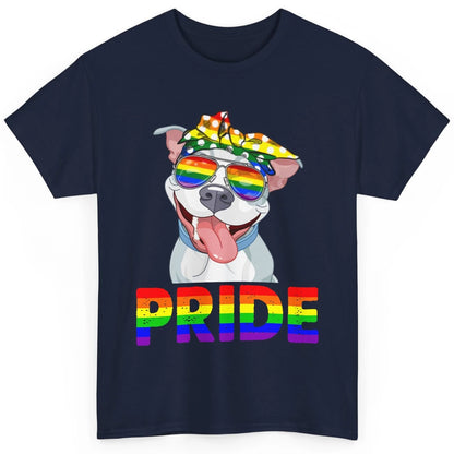 Pitbull Pride Dog Mom LGBT Gay Pride Month Classic Unisex T-Shirt