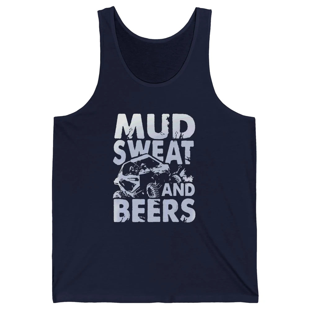 Mud Sweat And Beer Racing Rider UTV Retro ATV SXS Offroad Unisex Jersey Tank