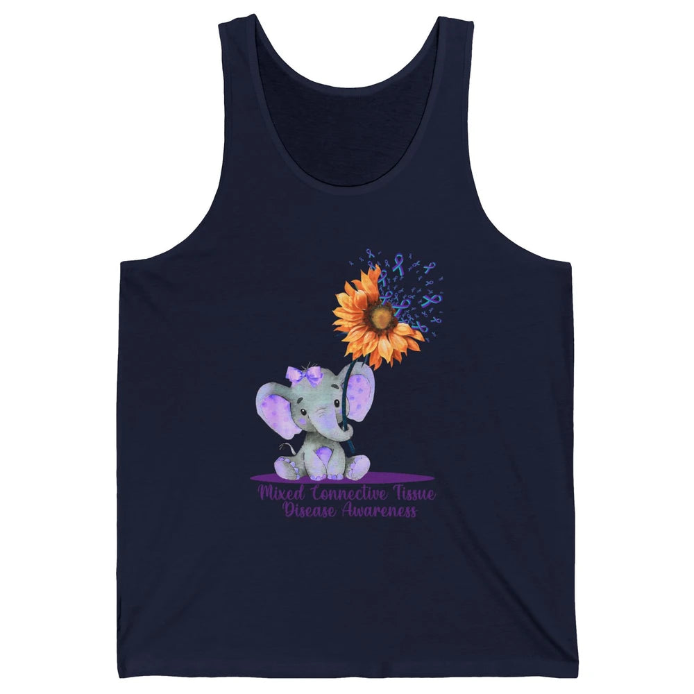 Mixed Connective Tissue Disease Baby Elephant Sunflower Unisex Jersey Tank
