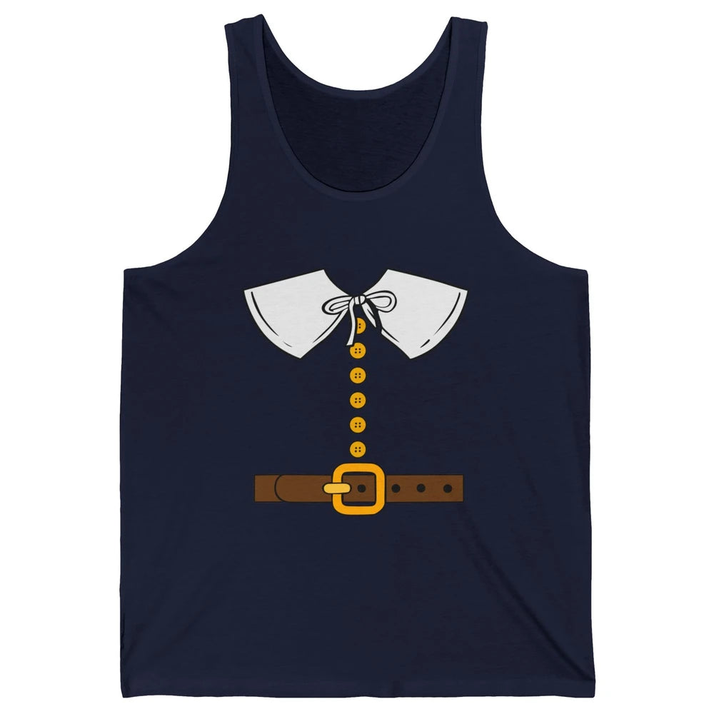 Funny Thanksgiving Pilgrim Costume Give Thanks Gift Unisex Jersey Tank