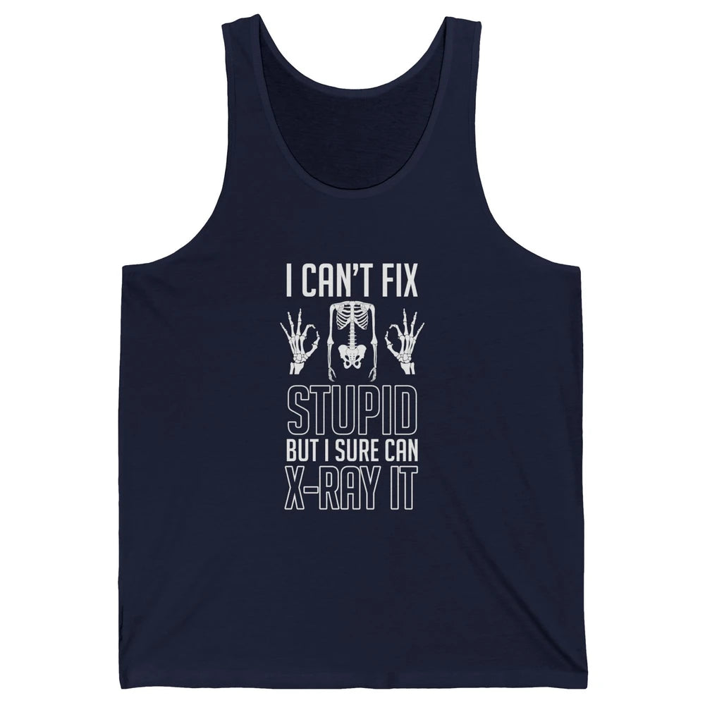 Rad Tech Radiologist Skeleton X-ray Radiology Technician Unisex Jersey Tank