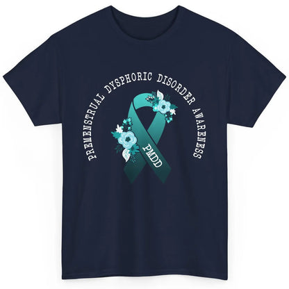 Premenstrual Dysphoric Disorder PMDD Awareness Ribbon Classic Unisex T-Shirt