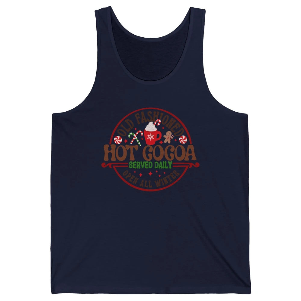 Christmas Gingerbread Hot Cocoa Hot Chocolate Christmas Unisex Jersey Tank