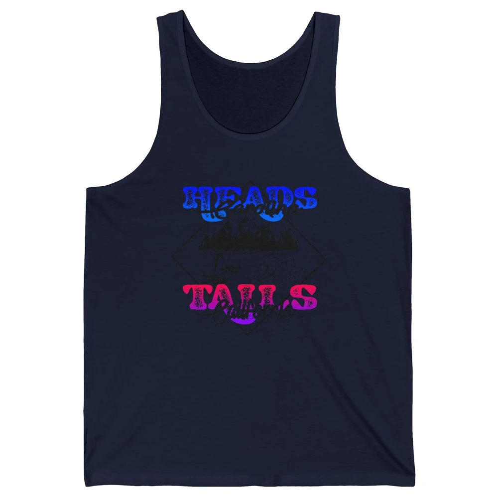 Retro Heads Carolina Tails California Western Summer Beach Unisex Jersey Tank