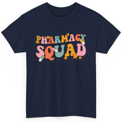 Pharmacy Squad Pharmacist Groovy Halloween Spooky Season Classic Unisex T-Shirt