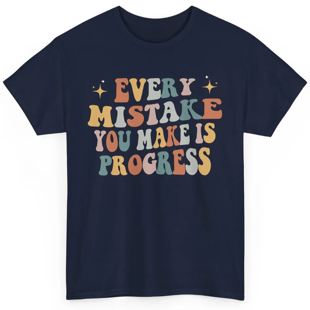 Personal Growth Mindset Therapist Mental Health Retro Boho Classic Unisex T-Shirt