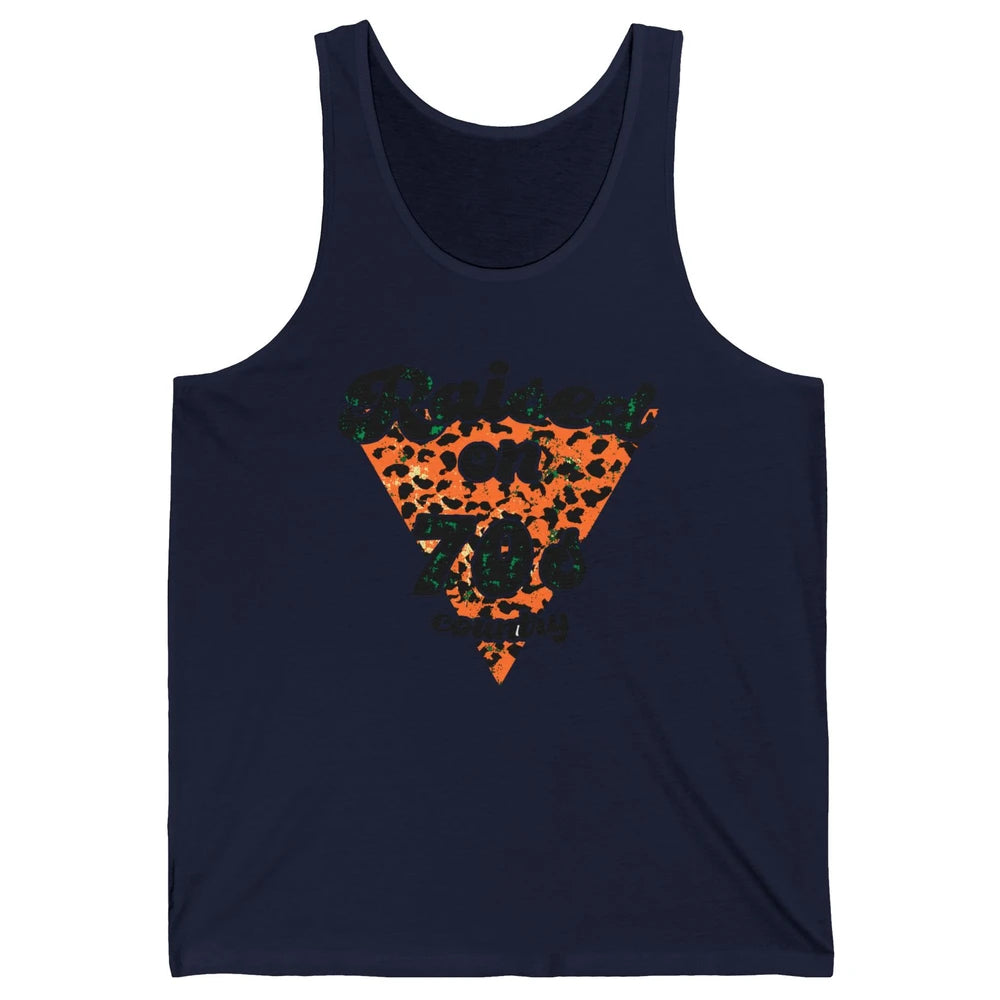 Retro Leopard Raised On 70s Country Western Cowboy Cowgirl Unisex Jersey Tank