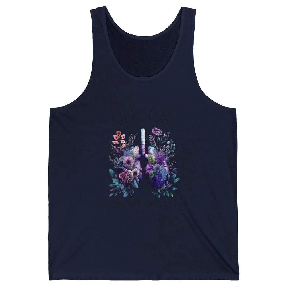 Our Very Breath Speaks His Name YHWH Christian Religious Unisex Jersey Tank