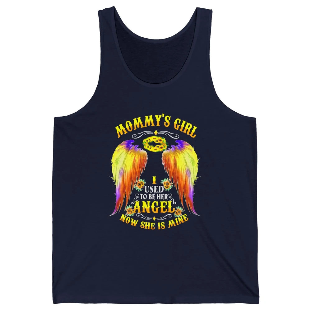 Mommy's Girl I Used To Be Her Angel Now She Is Mine Mom Gift Unisex Jersey Tank