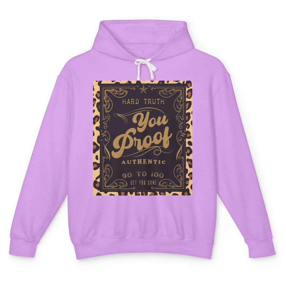 Retro I Need Something You Proof Whiskey Western Country Unisex Lightweight Hoodie