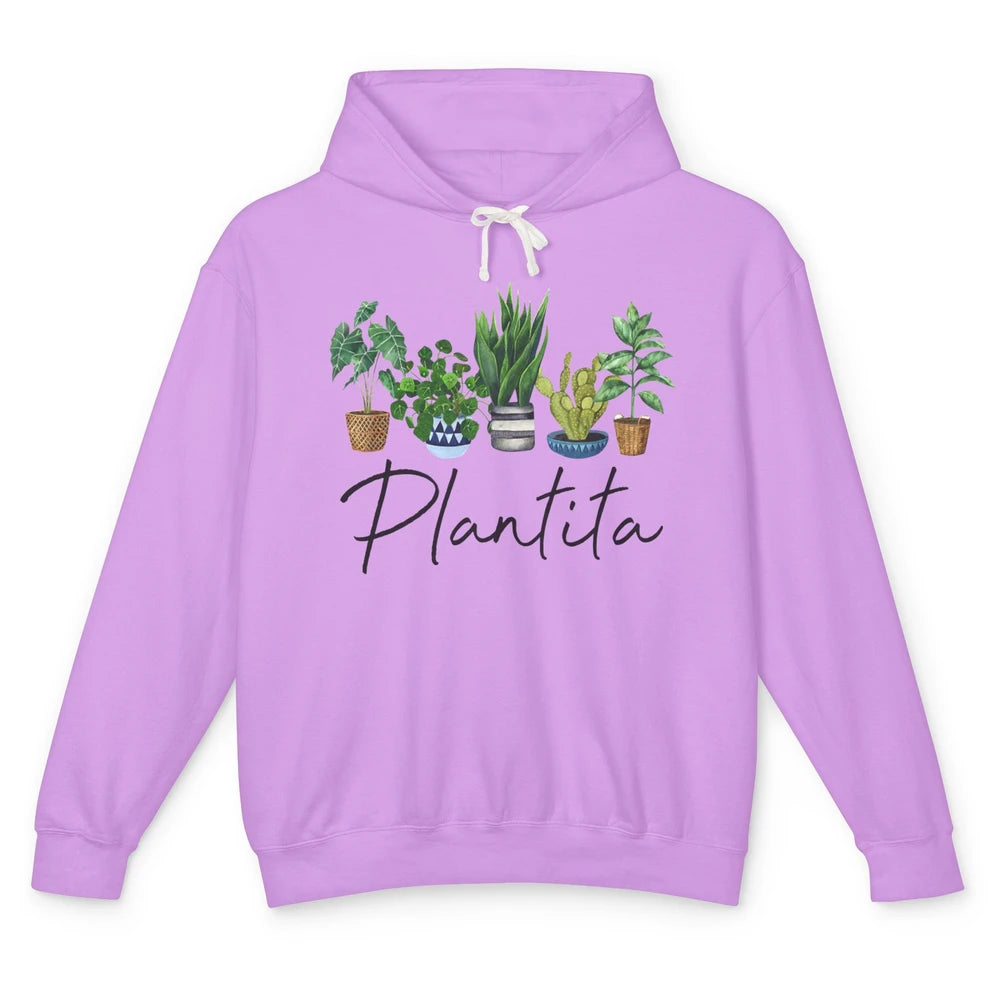 Plantita Plant Lovers Gardening Planting Plant Lady Gift Unisex Lightweight Hoodie