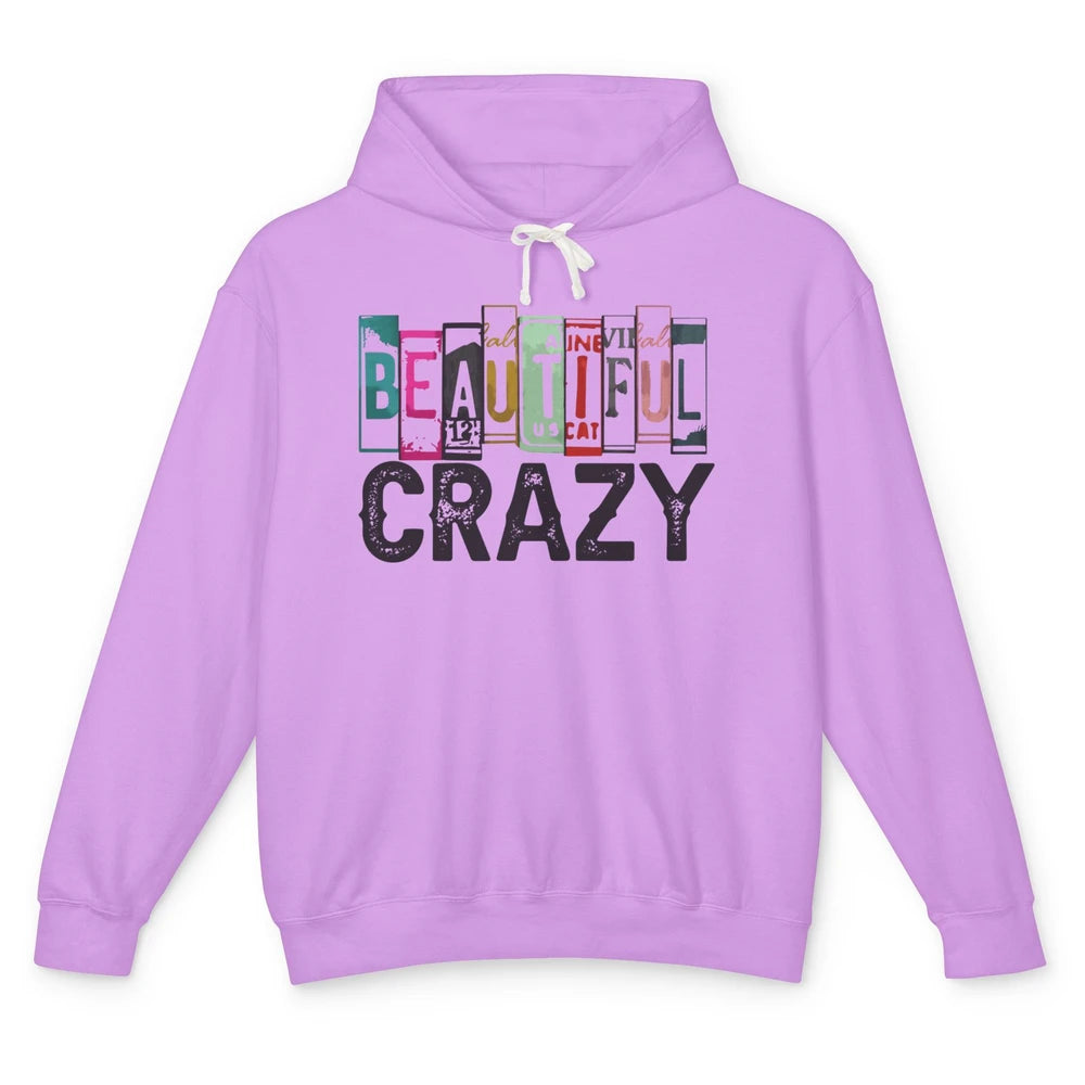 Retro Cowgirl Beautiful Crazy Western Country Cowgirl Unisex Lightweight Hoodie