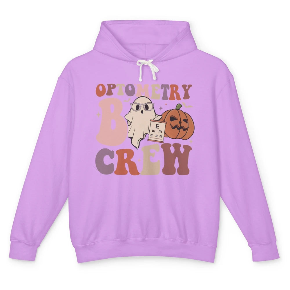 Optometry Boo Crew Halloween Ophthalmic Tech Optometrist Unisex Lightweight Hoodie