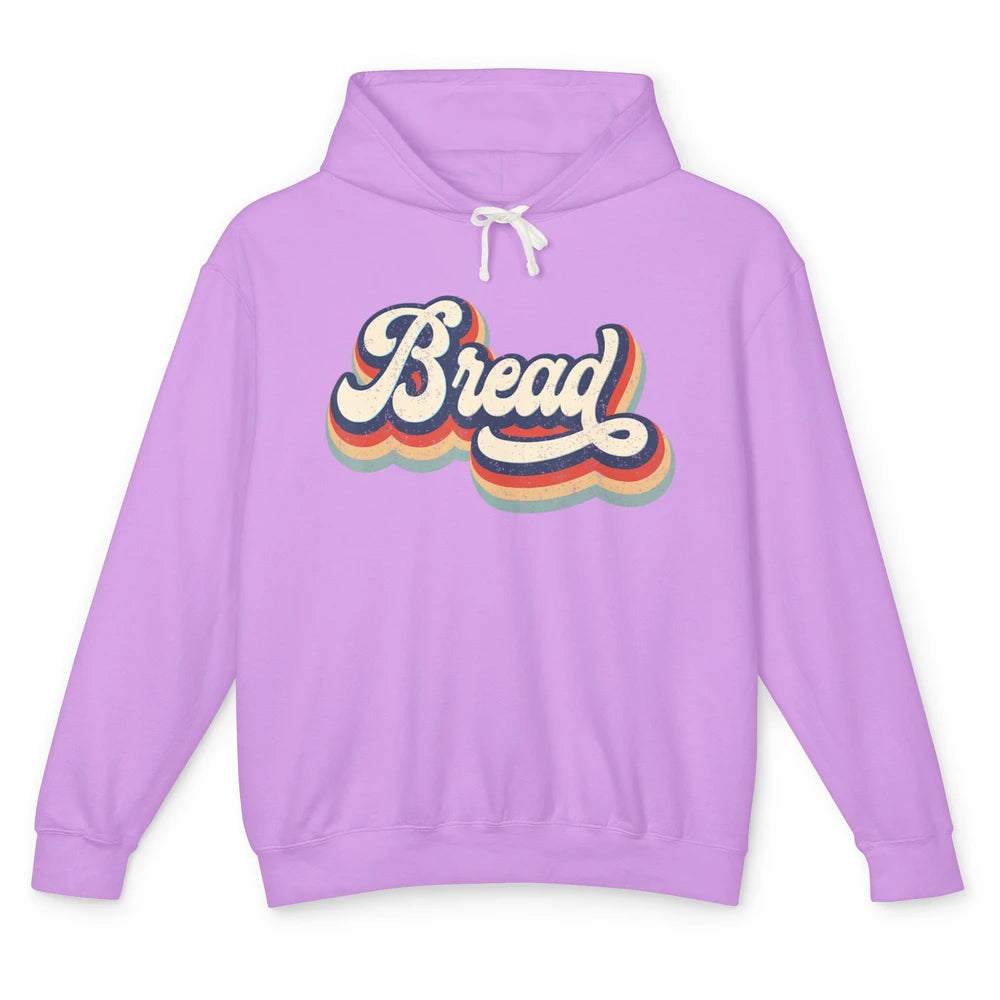Retro 70s Bread Vintage Baking Baker Sweet Bun Bakery Lover Unisex Lightweight Hoodie