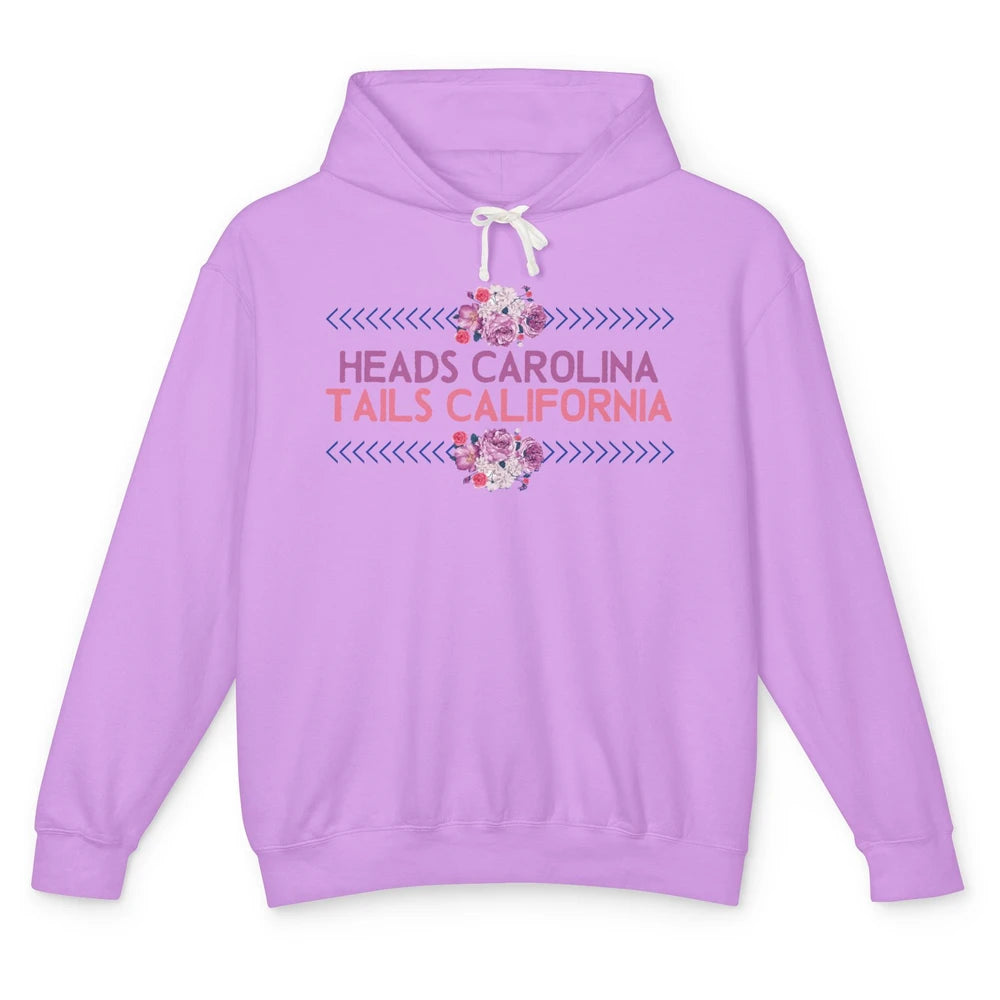 Retro Heads Carolina Tails California Western Summer Holiday Unisex Lightweight Hoodie
