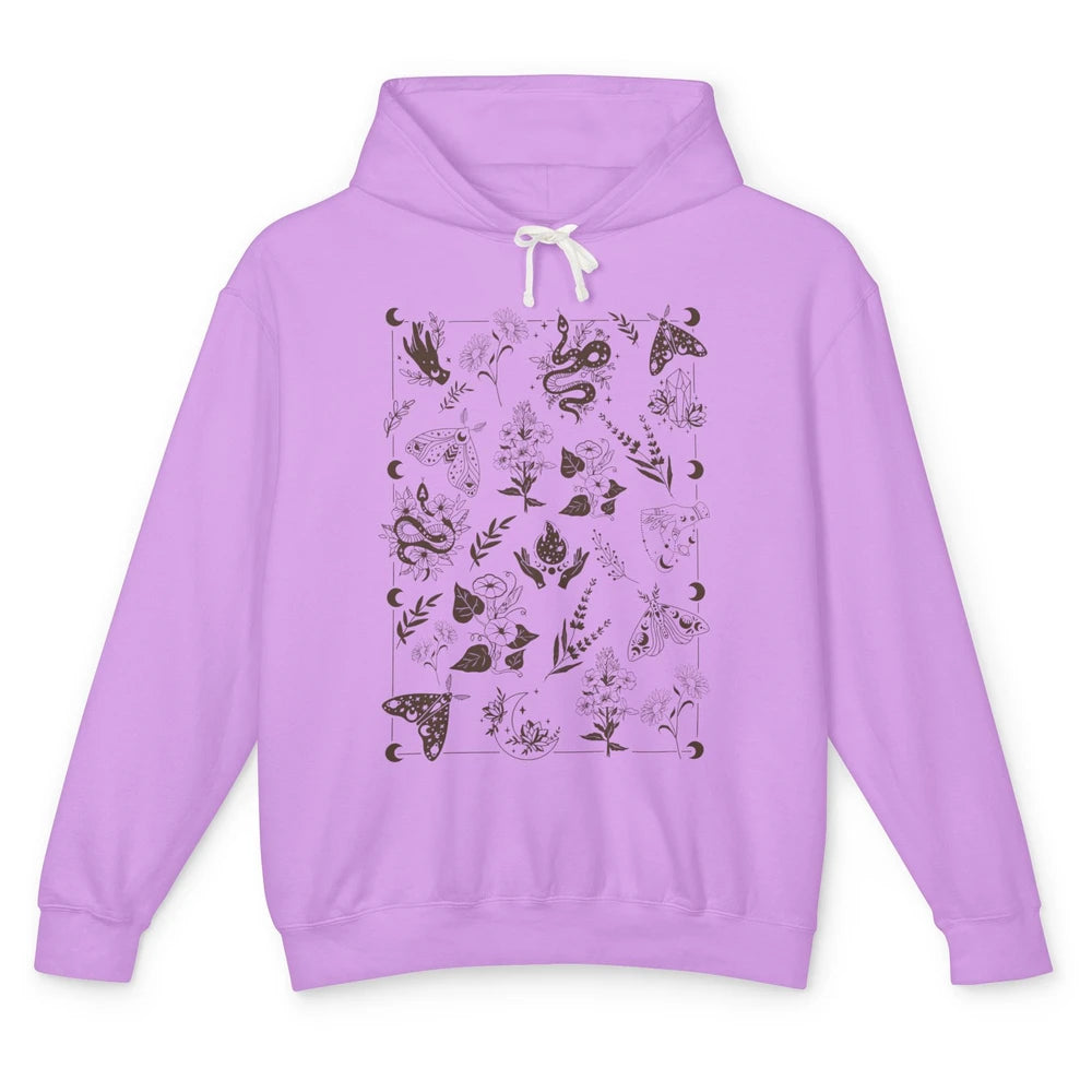 Practical Magic Witch Gardening Card Gardeners Plant Lovers Unisex Lightweight Hoodie