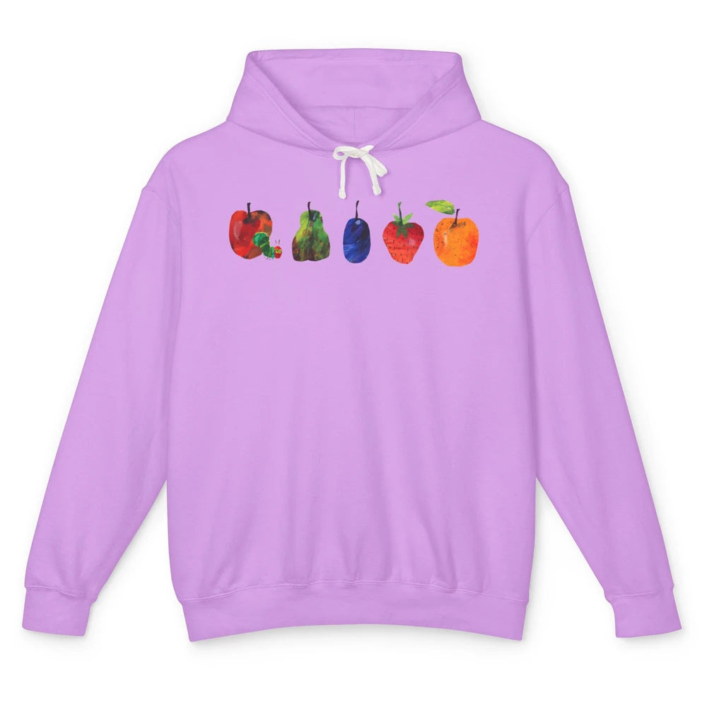 Hungry Caterpillar Fruit Always Hungry Caterpillar Unisex Lightweight Hoodie