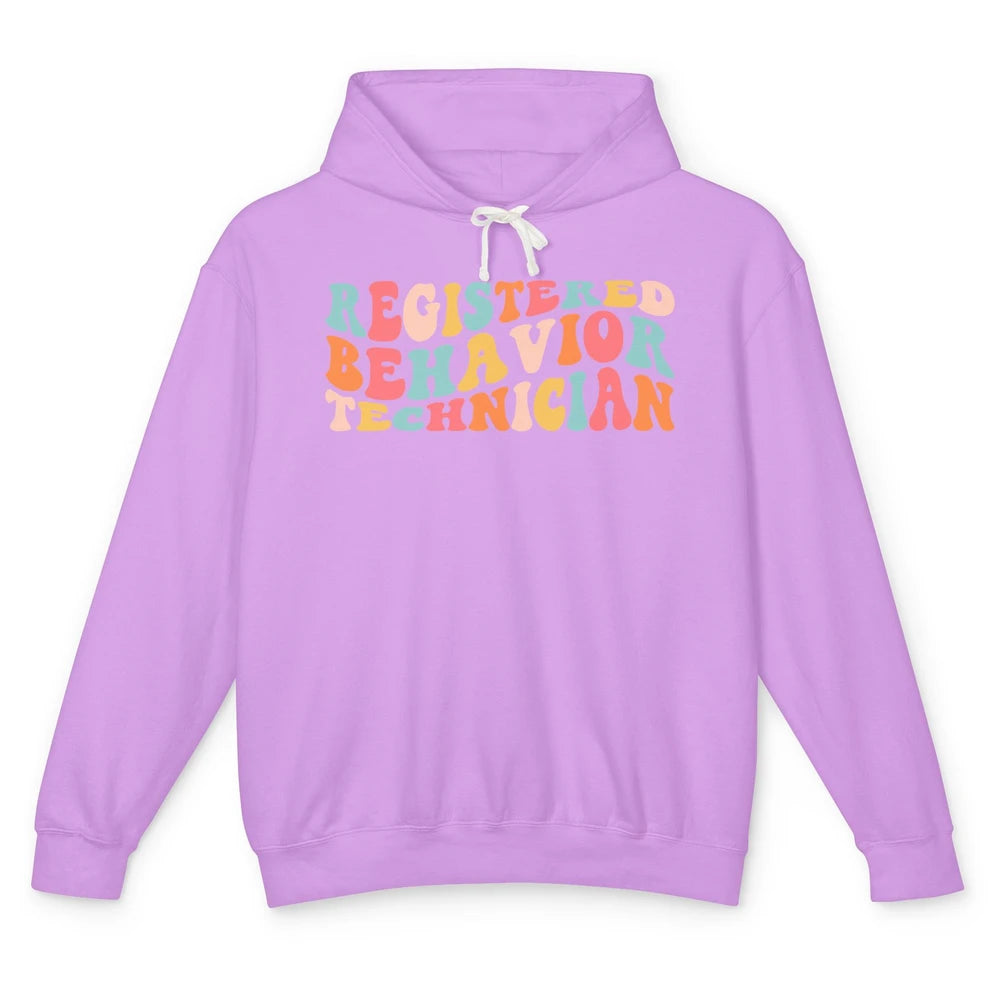 ABA Therapist Registered Behavior Tech RBT Behavior Analyst Unisex Lightweight Hoodie