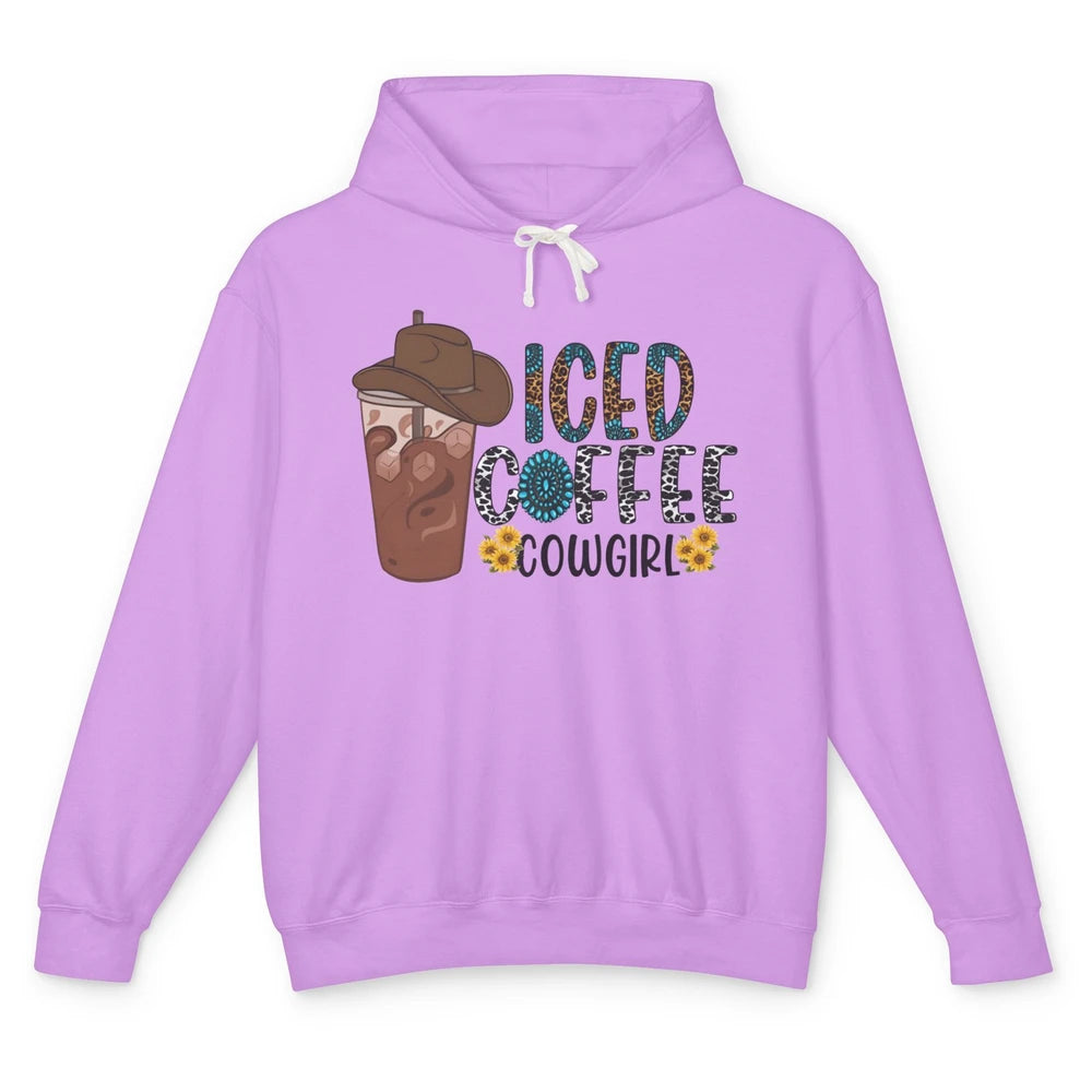 Peace Love Rodeo Coffee Western Boots Cactus Cowboy Vintage Unisex Lightweight Hoodie