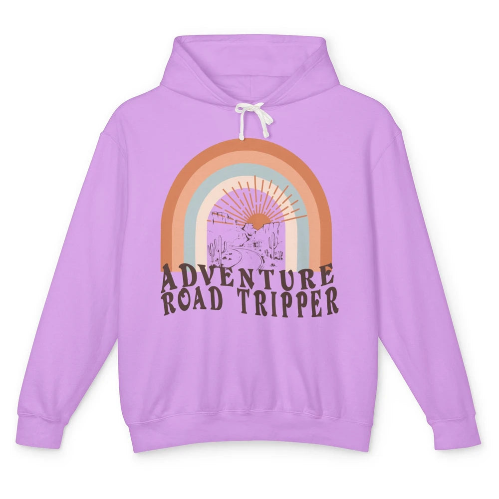 Retro Adventure Road Tripper Vintage Country Wilderness Unisex Lightweight Hoodie