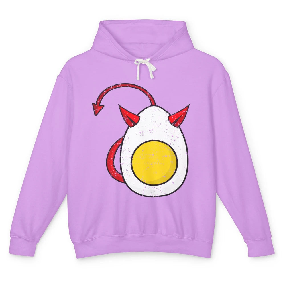 Retro Deviled Egg Funny Halloween Costume Men Women Kids Unisex Lightweight Hoodie
