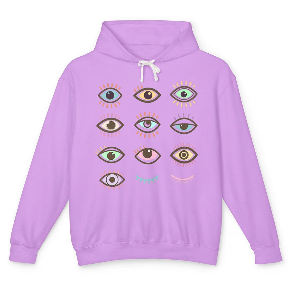Ophthalmic Technician Tech Optometry Optician Eyes Rainbow Unisex Lightweight Hoodie