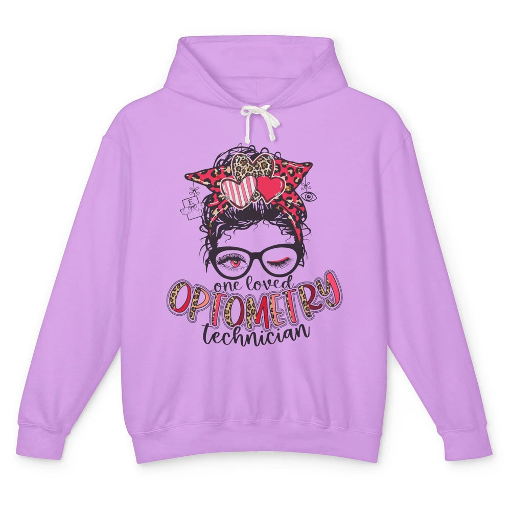 Optometry Tech One Loved Optometry Technician Optometry Girl Unisex Lightweight Hoodie