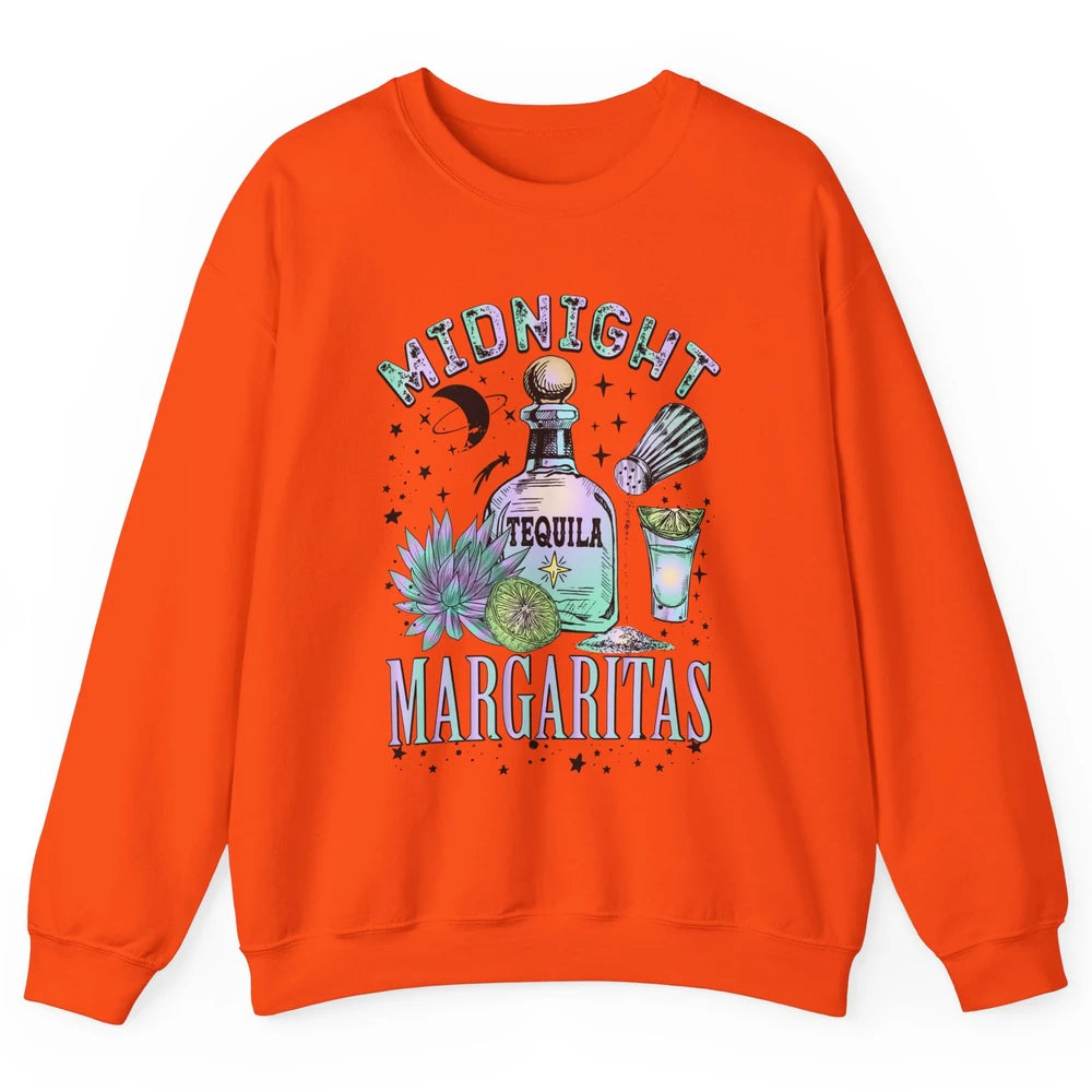 Midnight Tequila Margaritas Lime Tequila Drink Magic Witches Unisex Crewneck Sweatshirt