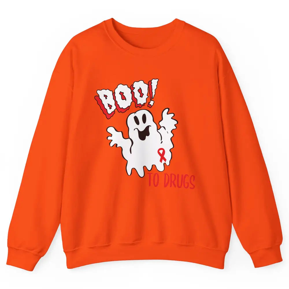 Red Ribbon Week Awareness Say No To Drugs Drug Free Unisex Crewneck Sweatshirt