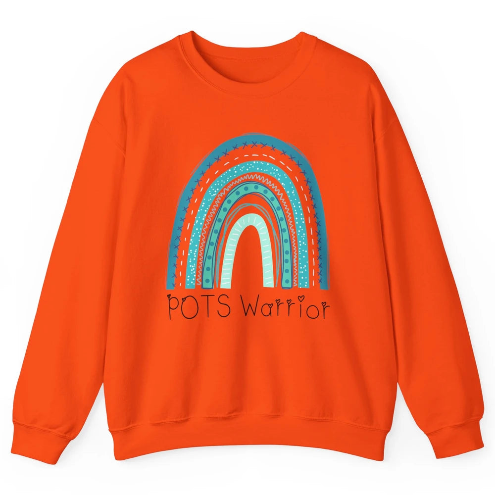 POTS Rainbow Postural Orthostatic Tachycardia Syndrome Unisex Crewneck Sweatshirt