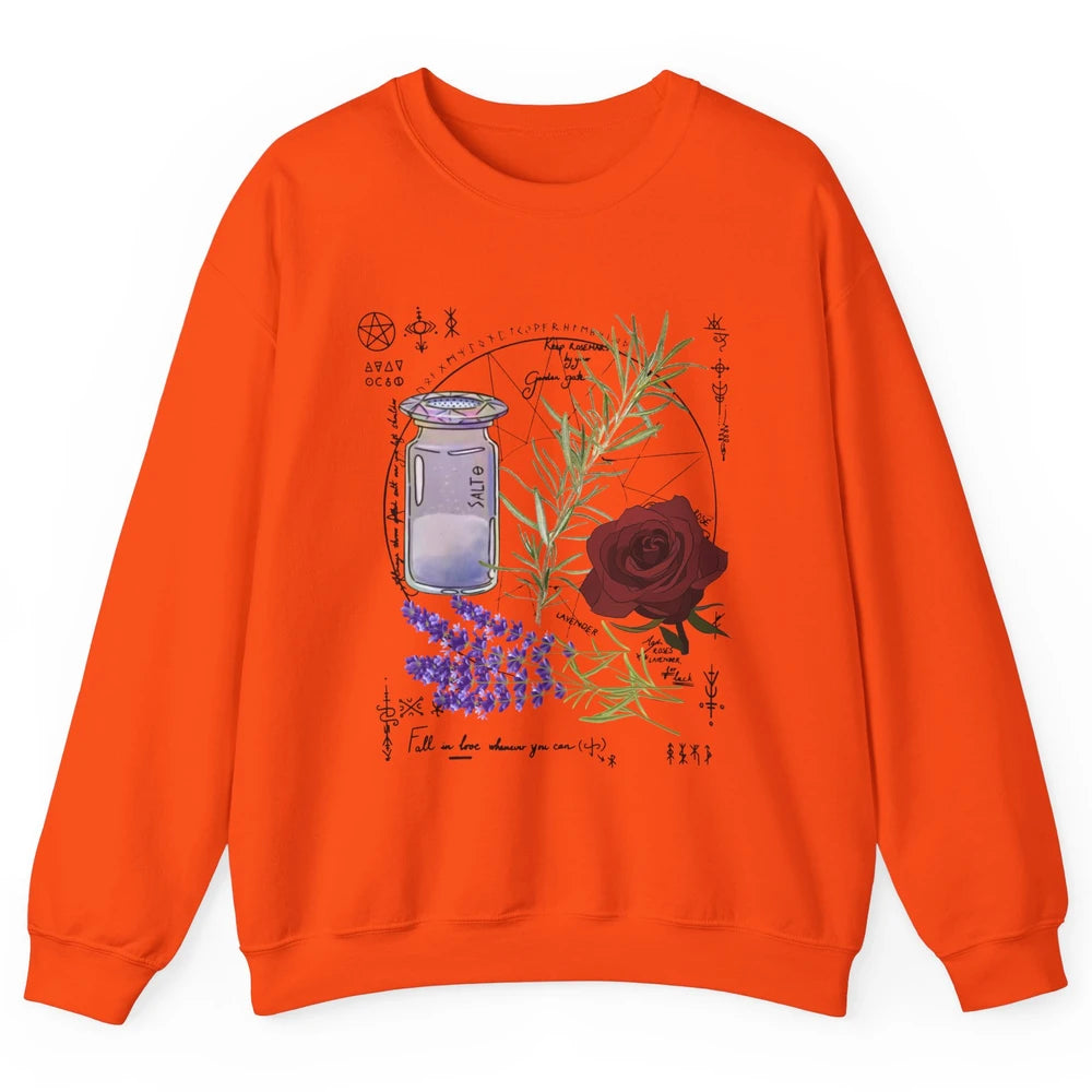 Practical Magic Gardening Card Gardeners Plant Lovers Gift Unisex Crewneck Sweatshirt