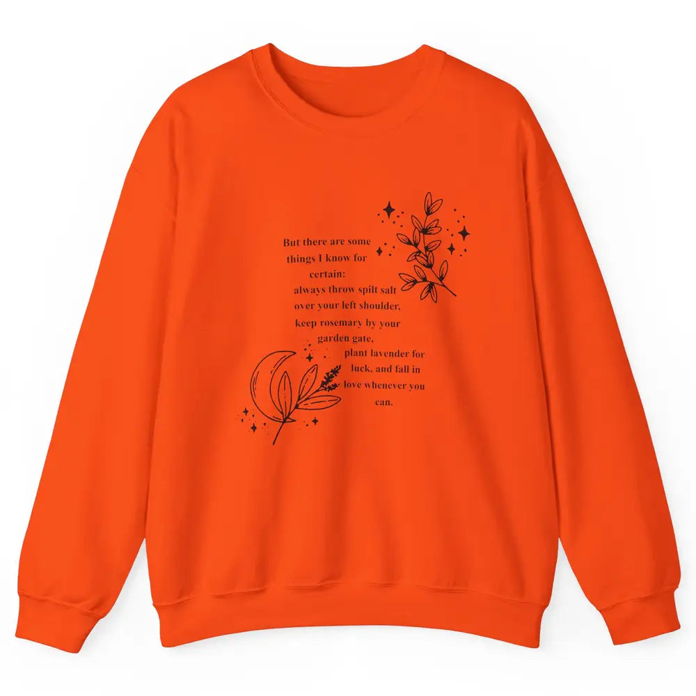 Practical Magic Witch Gardening Card Gardeners Plant Lovers Unisex Crewneck Sweatshirt
