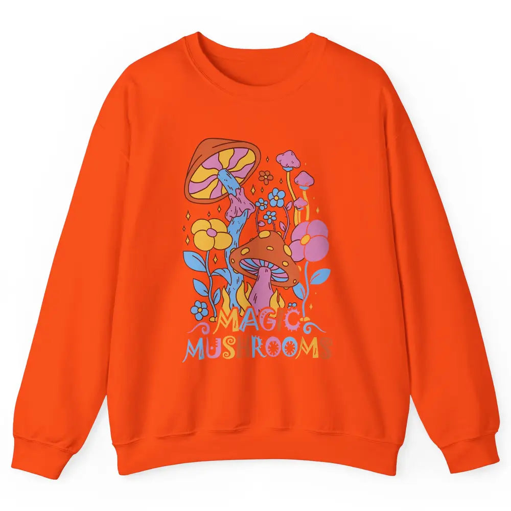 Mycology Fungi Magical Mushroom Hippie Mycologist Hunting Unisex Crewneck Sweatshirt