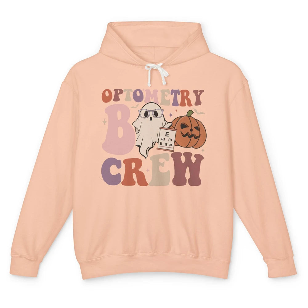 Optometry Boo Crew Halloween Ophthalmic Tech Optometrist Unisex Lightweight Hoodie
