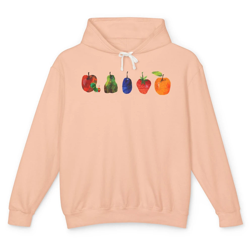 Hungry Caterpillar Fruit Always Hungry Caterpillar Unisex Lightweight Hoodie