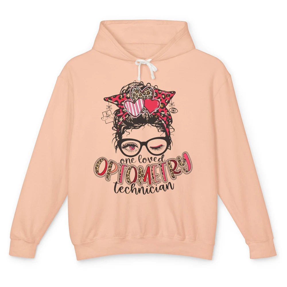 Optometry Tech One Loved Optometry Technician Optometry Girl Unisex Lightweight Hoodie