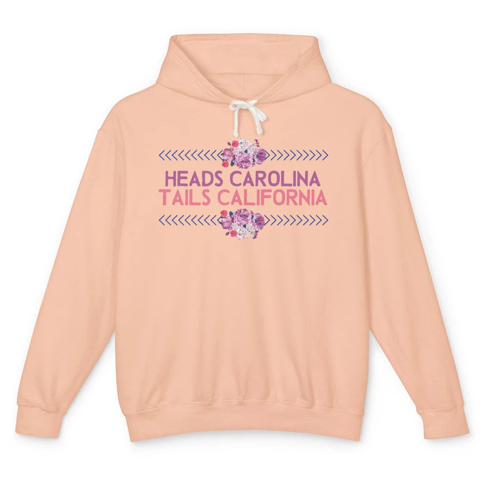 Retro Heads Carolina Tails California Western Summer Holiday Unisex Lightweight Hoodie
