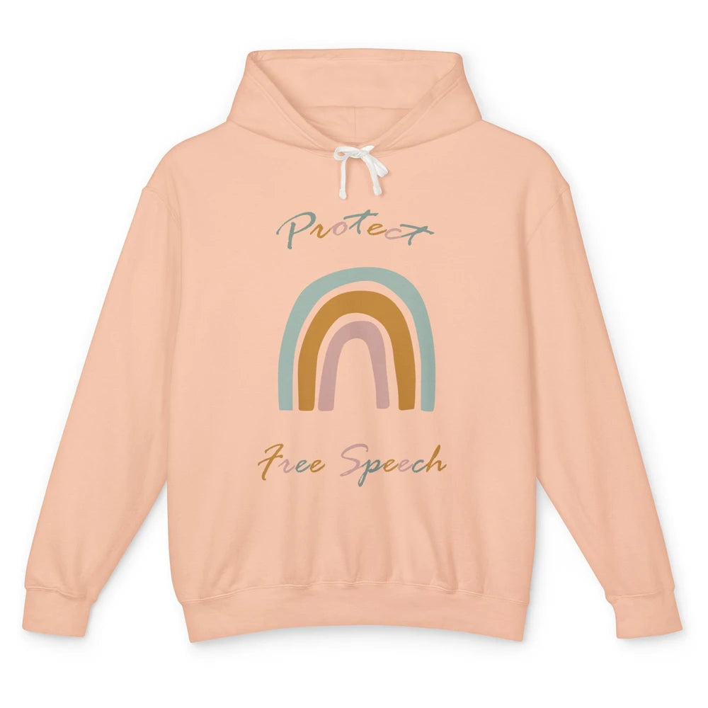 Political Protect Free Speech - Free Speech For Everyone Unisex Lightweight Hoodie