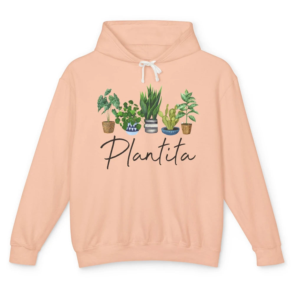 Plantita Plant Lovers Gardening Planting Plant Lady Gift Unisex Lightweight Hoodie