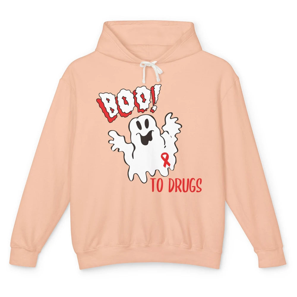 Red Ribbon Week Awareness Say No To Drugs Drug Free Unisex Lightweight Hoodie