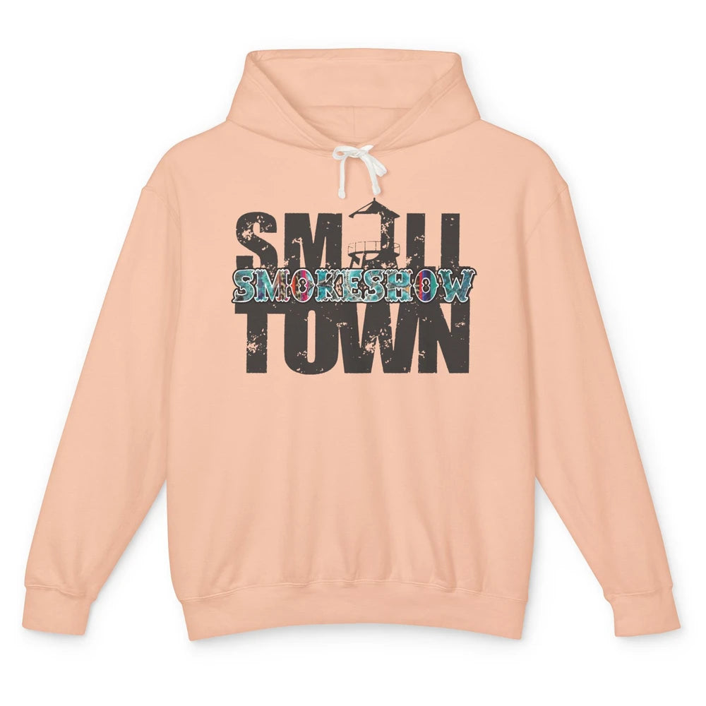 Retro Farm Barn Small Town Smokeshow Western Country Cowgirl Unisex Lightweight Hoodie