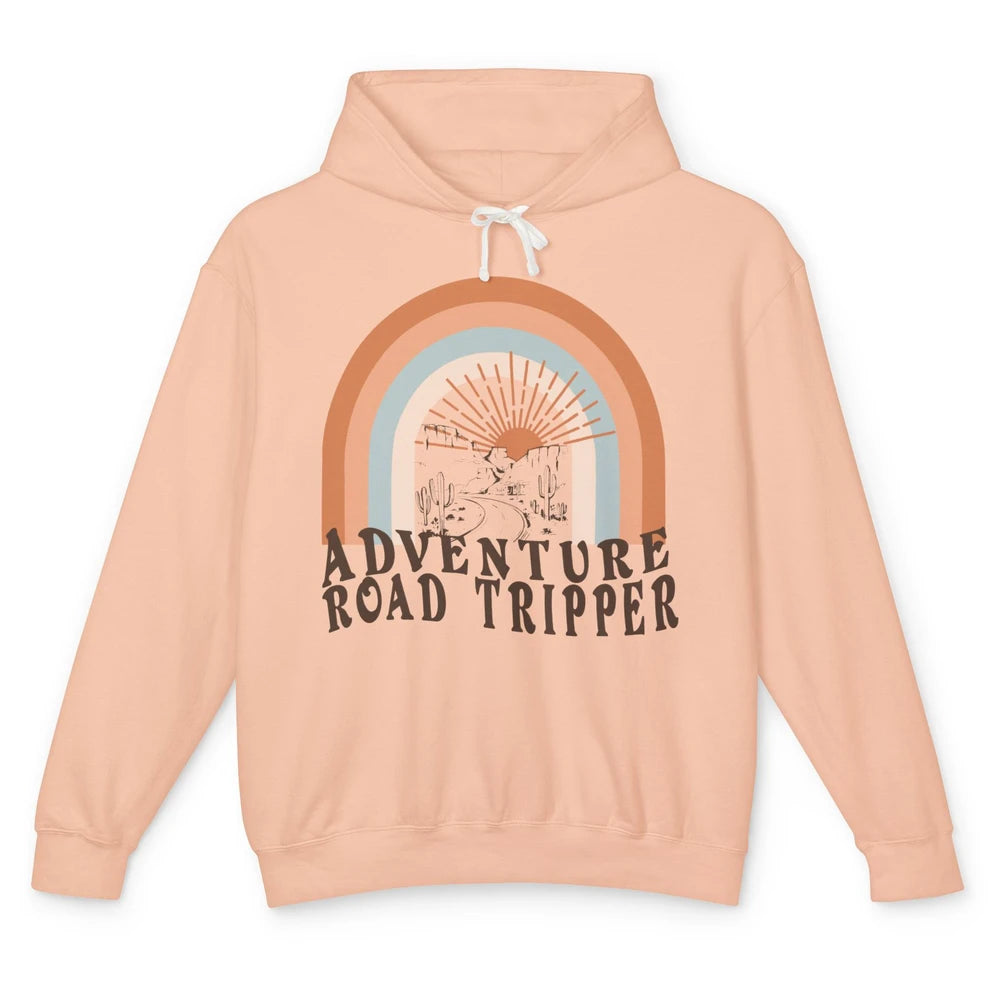 Retro Adventure Road Tripper Vintage Country Wilderness Unisex Lightweight Hoodie