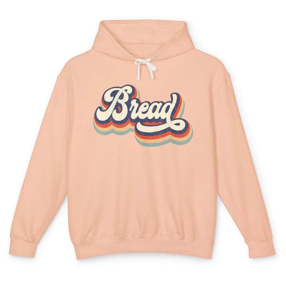 Retro 70s Bread Vintage Baking Baker Sweet Bun Bakery Lover Unisex Lightweight Hoodie