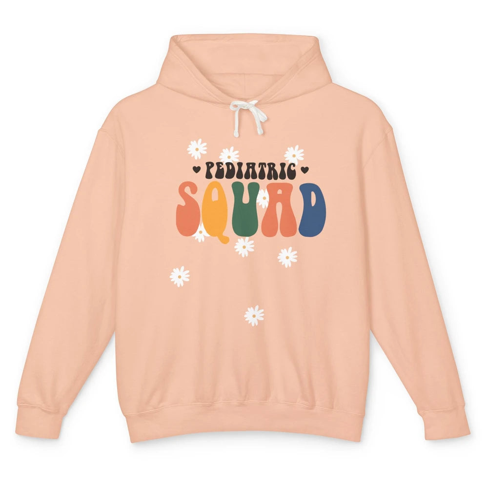Pediatric Squad Peds Nurse Pediatric Physical Nursing School Unisex Lightweight Hoodie